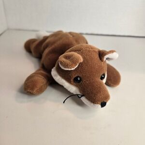 Floppy Friends GMA Access Inc. Fox Plush Stuffed Animal Vintage Beanbag Toy